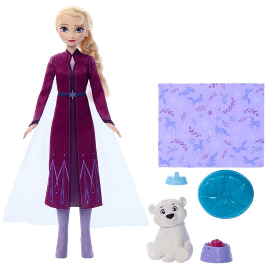 Disney Frozen Elsa Doll & Polar Bear Cub Playset