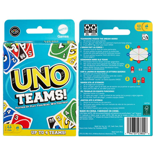 Mattel Games UNO Teams Card Game