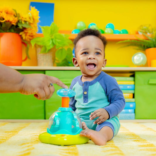 Bright Starts Press and Glow Spinner