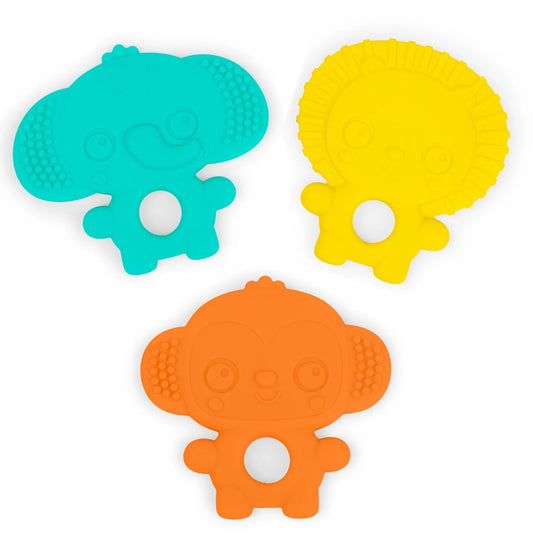 Bright Starts Gummy Buddies 3 Pack Textured Teethers