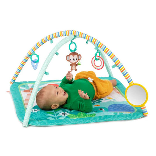 Bright Starts Palm Party Baby Activity Gym & Playmat