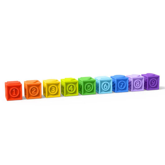 Bright Starts KaleidoCubes 9 Stack & Squeeze Blocks