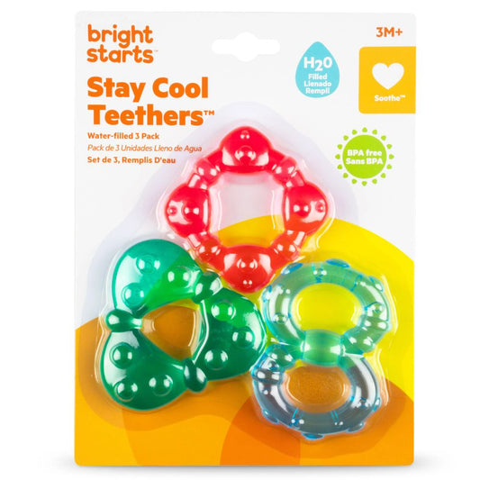Bright Starts Stay Cool Teethers 3-Pack Water-Filled Teethers