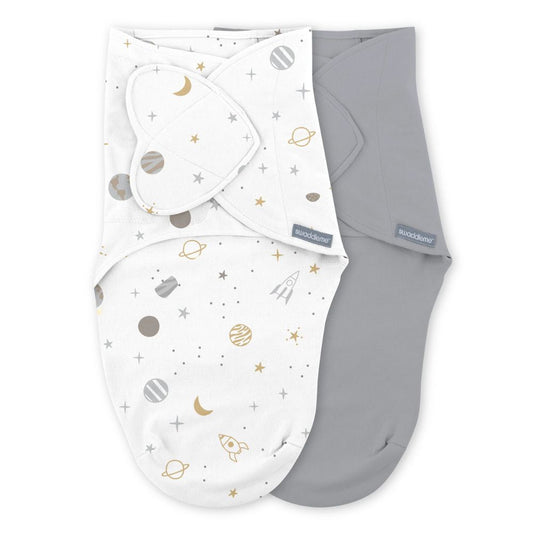 SwaddleMe Original 2-pack 100% Cotton Monogram Sunset Space Theme