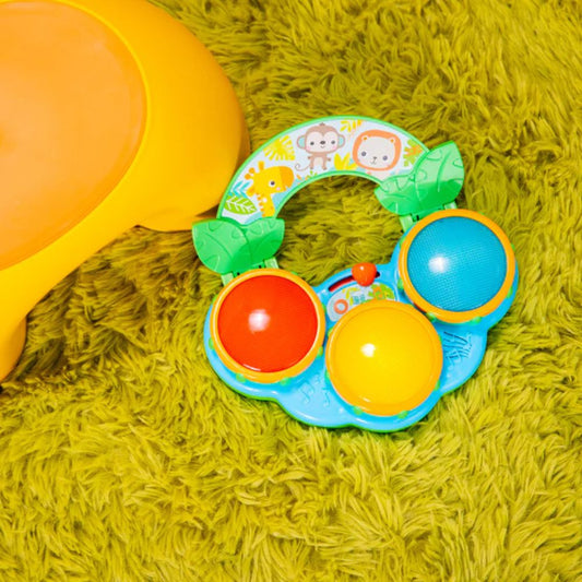 Bright Starts Safari Beats Musical Drum Toy