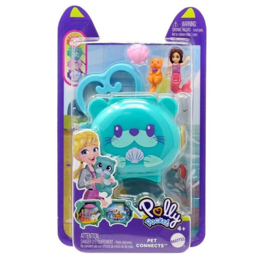 Polly Pocket Pet Connects Animal Compact Playset