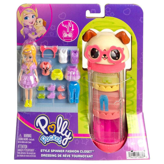 Polly Pocket Style Spinner Fashion Closet – Puppy