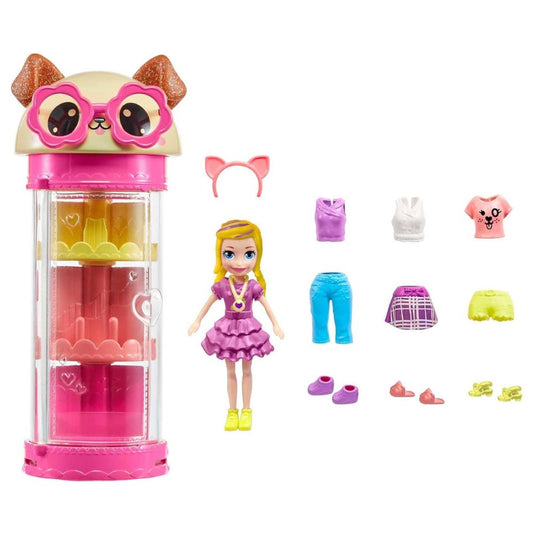 Polly Pocket Style Spinner Fashion Closet – Puppy