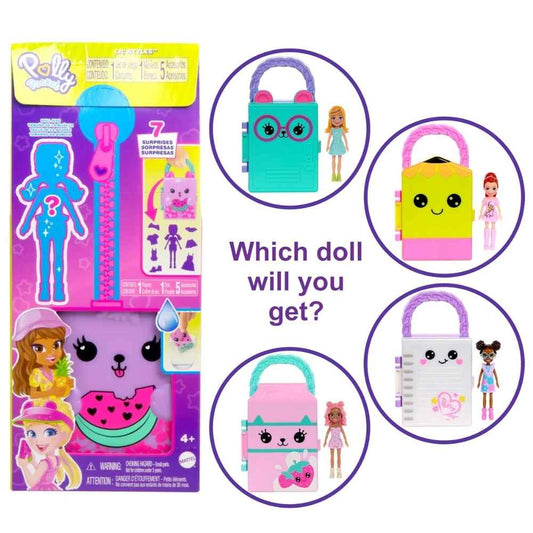 Polly Pocket Lil’ Styles Closet Cuties Doll Playset