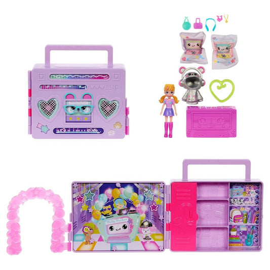 Polly Pocket Disco Dance Fashion Reveal Playset