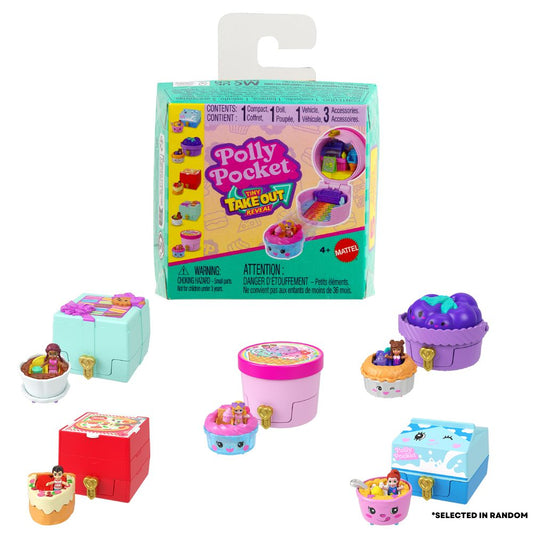 Polly Pocket Tiny Take Out Reveal Playset Assortment