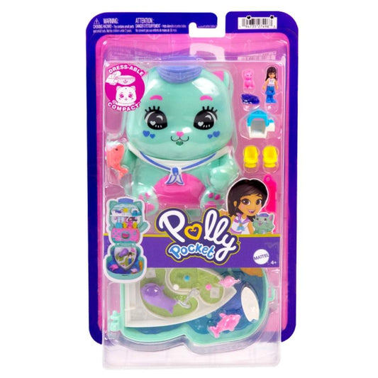Polly Pocket Set Sail Kitty Compact Playset