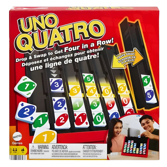 Mattel Games UNO Quatro Card Game