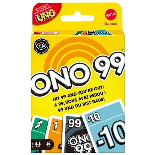 Mattel Games UNO Ono 99 Card Game