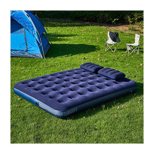 Jilong Double Flocked Airbed Combo Set