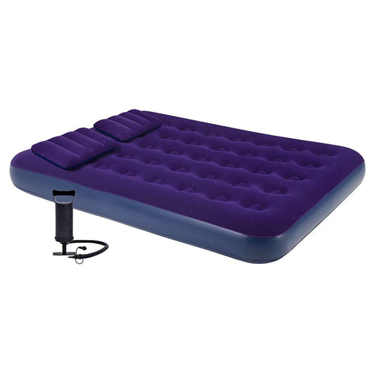 Jilong Double Flocked Airbed Combo Set