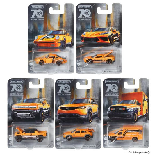 Matchbox 70th Anniversary Die-Cast Moving Parts Special Edition Vehicle