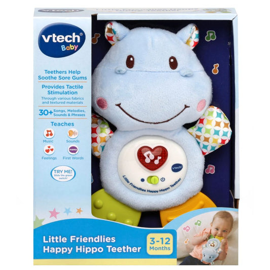 Vtech Huggable Little Friendlies Happy Hippo Teether