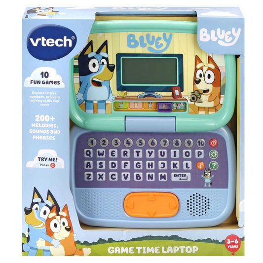 Vtech Bluey Game Time Laptop w/ Lights & Sounds