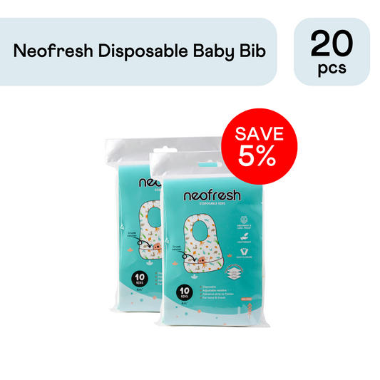 Neofresh Disposable Baby Bib - Pack of 2 (20pcs)