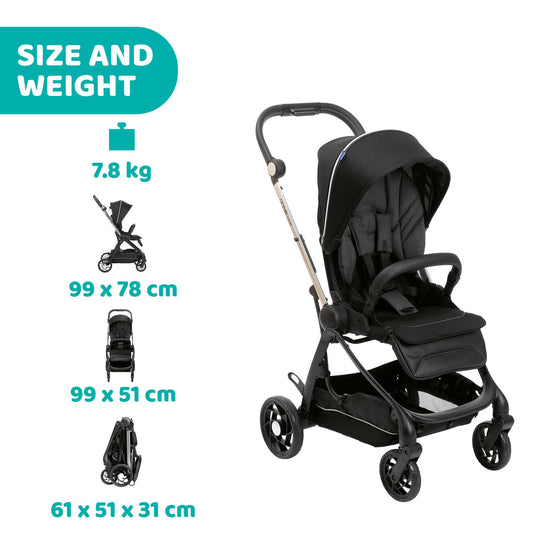 Chicco One4Ever Duo Modular Baby Stroller