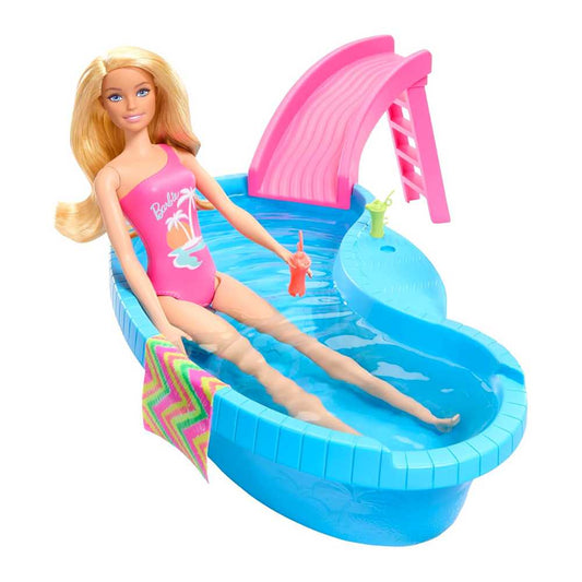 Barbie Avenue Pool Playset with Barbie Doll