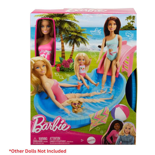 Barbie Avenue Pool Playset with Barbie Doll