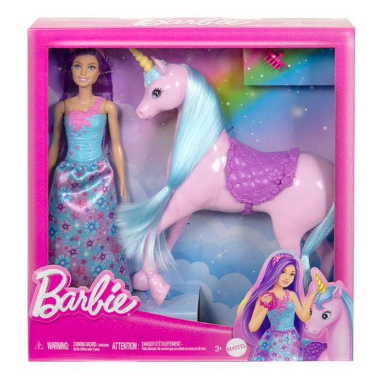 Barbie Unicorn Adventure Set