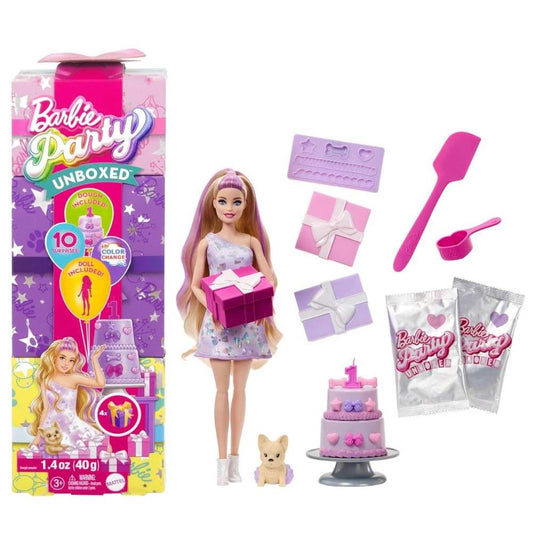 Barbie Party Unboxed Pet Birth Day Series w/ Doll