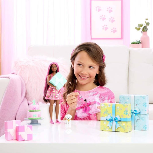 Barbie Party Unboxed Pet Birth Day Series w/ Doll