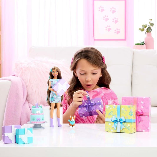 Barbie Party Unboxed Pet Birth Day Series w/ Doll