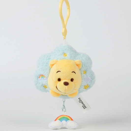 Disney Winnie the Pooh & Piglet Plush Keychain Cloud Series