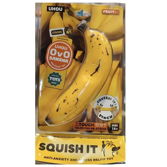 Squish It Uhou Ripe Banana Stretchy Fruit