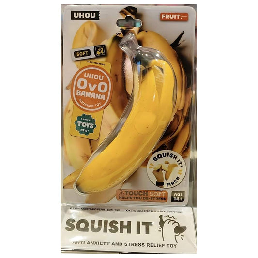 Squish It Uhou Peeled Banana Stretchy Fruit
