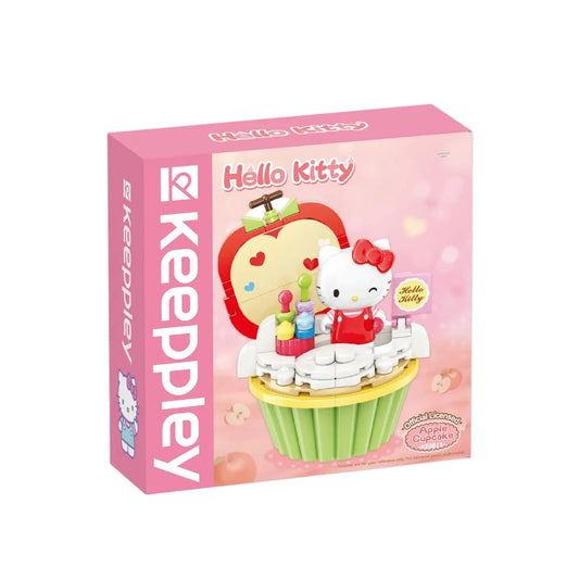 Keeppley Sanrio Cupcake Series - Hello Kitty Apple Cupcake Building Blocks Toy