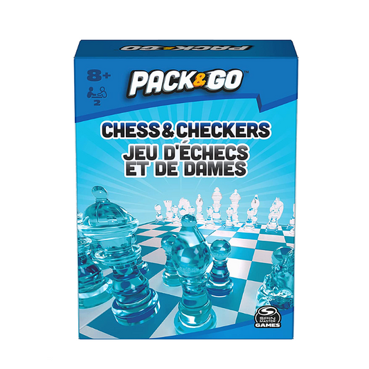 Cardinal Games Pack & Go Chess & Checkers