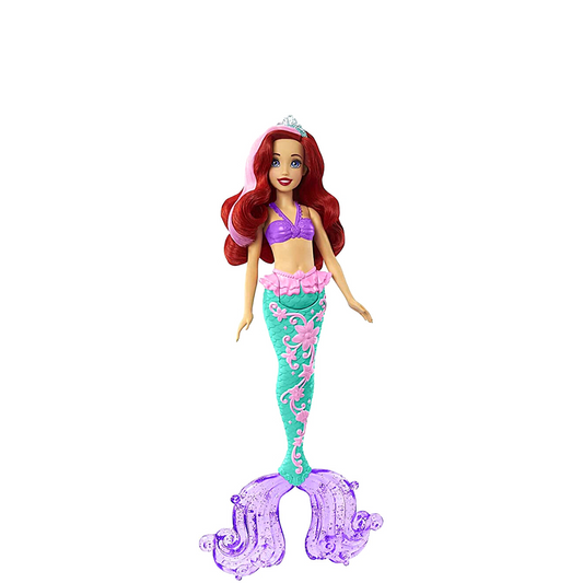 Disney Princess Ariel Mermaid Doll With Colour Changing Hair And Tail Fin Water Toy