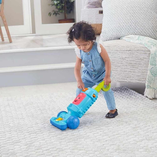 Fisher-Price Toddler Toy Laugh & Learn Light-Up Learning Vacuum Push Toy w/ Lights & Sounds For 12-36 Months