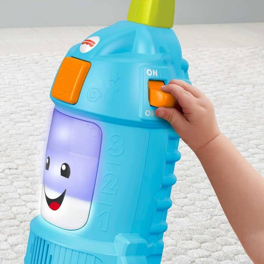 Fisher-Price Toddler Toy Laugh & Learn Light-Up Learning Vacuum Push Toy w/ Lights & Sounds For 12-36 Months