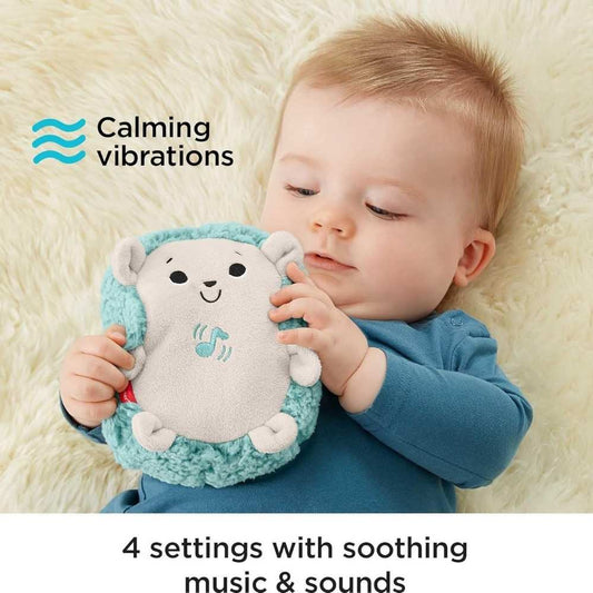 Fisher-Price Calming Vibes Hedgehog Soother Cuddly Plush with Sounds For Babies 0m+
