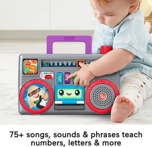 Fisher-Price Laugh and Learn, Boombox, Educational Toys for Ages 6-36 Months