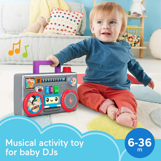 Fisher-Price Laugh and Learn, Boombox, Educational Toys for Ages 6-36 Months