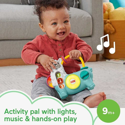 Fisher Price Linkimals 123 Activity Llama With Interactive Music & Lights Learning Toy for Baby & Toddler Ages 9 months up