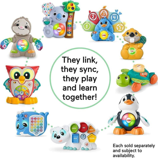 Fisher Price Linkimals 123 Activity Llama With Interactive Music & Lights Learning Toy for Baby & Toddler Ages 9 months up