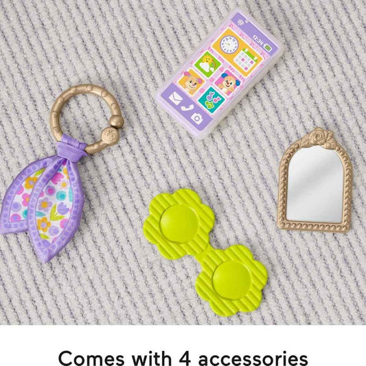 Fisher-Price Laugh & Learn Going Places Learning Purse w/ Song, Sounds and Phrases For Ages 6-36 Months