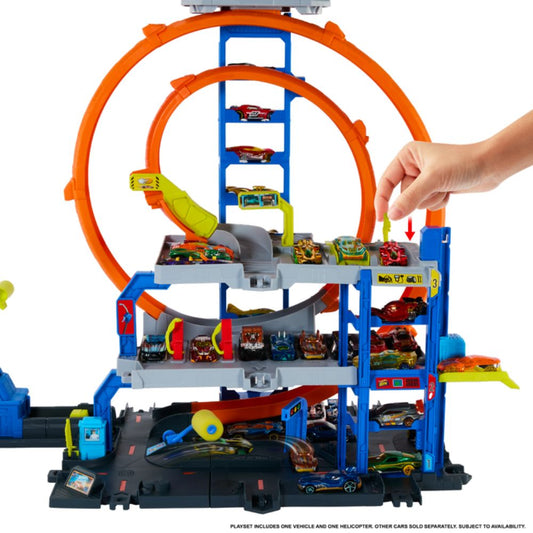 Hotwheels City Mega Loop Garage Playset (2025)