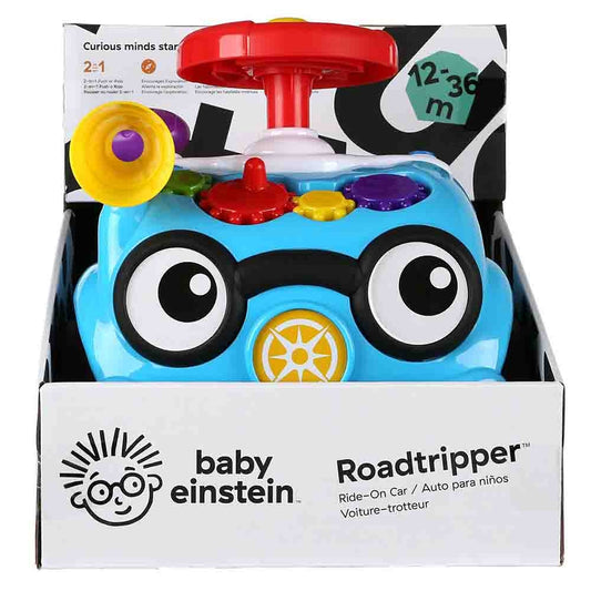 Baby Einstein Roadtripper Ride-On, Ride On Car for Ages 1-3 Years Old
