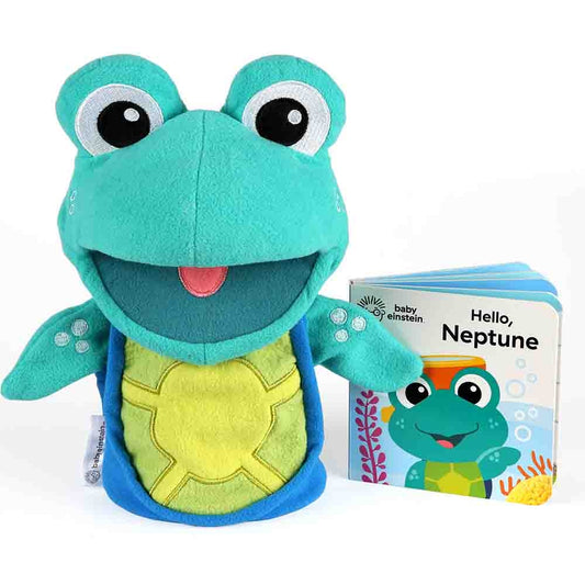 Baby Einstein Storytime with Neptune, Puppet and Book for Ages 6 Months Up