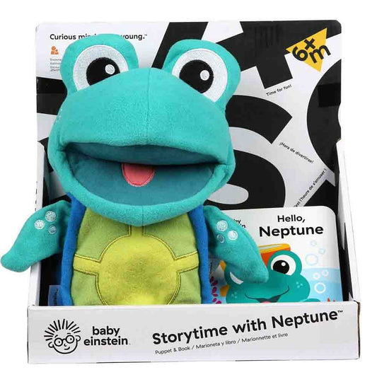 Baby Einstein Storytime with Neptune, Puppet and Book for Ages 6 Months Up