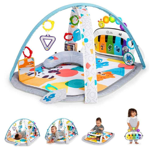 Baby Einstein 4-in-1 Kickin' Tunes Music & Language Play Gym with Lights, Sounds & Accessories For Babies 0m+